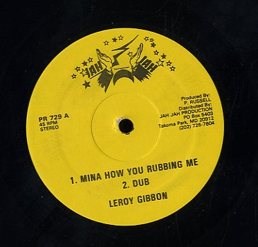 LEROY GIBBONS /  REVEREND BADOO [Mina How You Rubbing Me]
