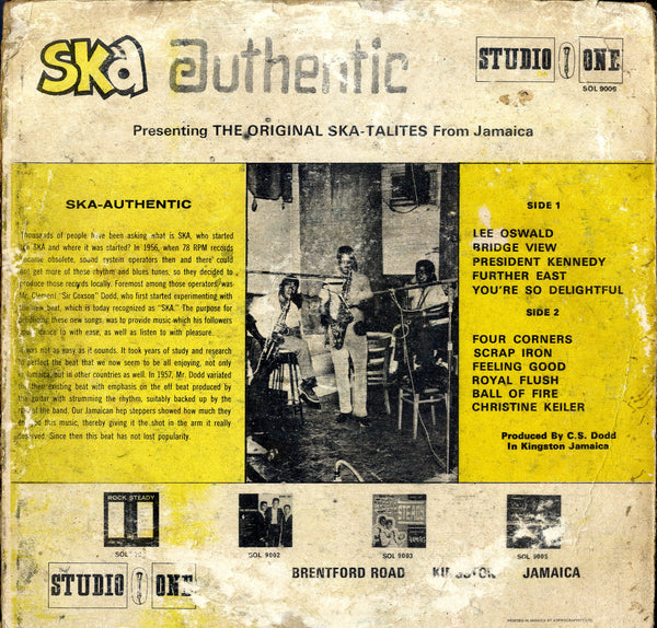 THE SKATALITES [Ska Authentic ]