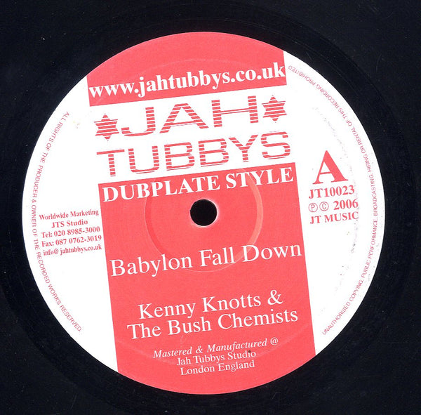 KENNY KNOTTS & THE BUSH CHEMISTS [Babylon Fall Down / Gully Bank Rock]