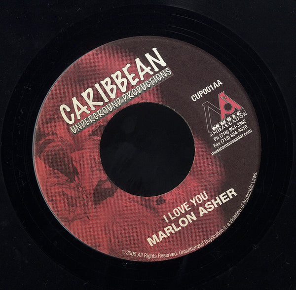 MARLON ASHER [Ganja Farmer (Ganja Planter) / I Love You]