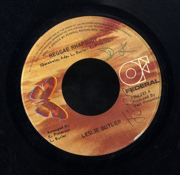 LESLIE BUTLER ‎ [Reggae Rhapsody]