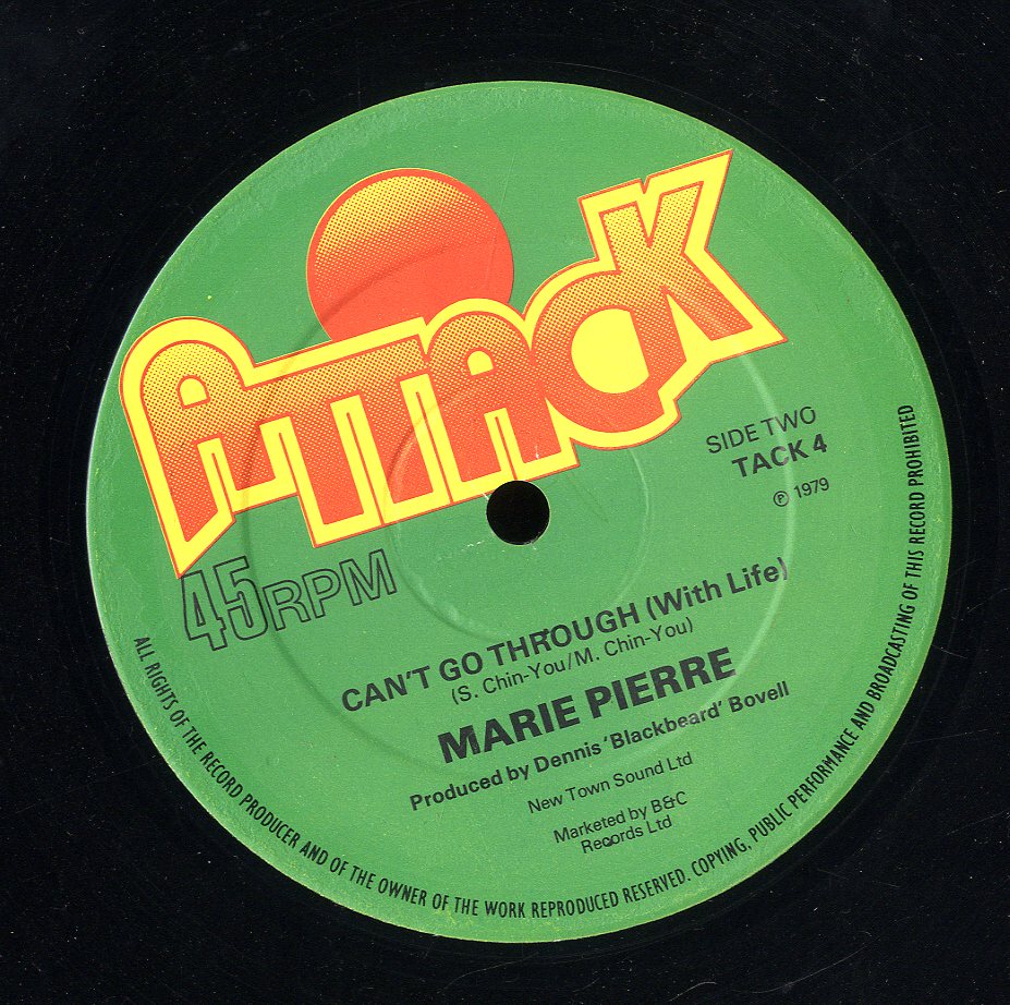 MARIE PIERRE  [Can't Go Through (With Life) / Nothing Gained(From Loving You)]
