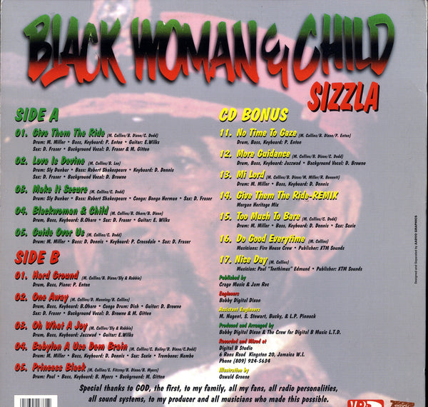 SIZZLA [Black Woman And Child]