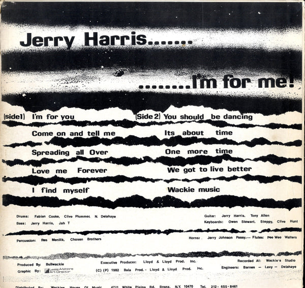 JERRY HARRIS  [Love Me Forever ]