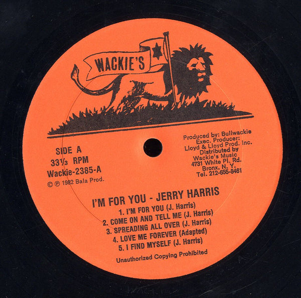 JERRY HARRIS  [Love Me Forever ]
