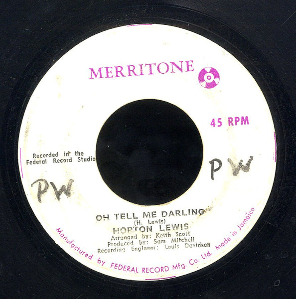 HOPETON LEWIS [Sounds & Pressure / Oh Tell Me Darling]