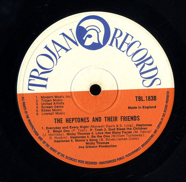 THE HEPTONES & THEIR FRIENDS [Meet The Now Generation]