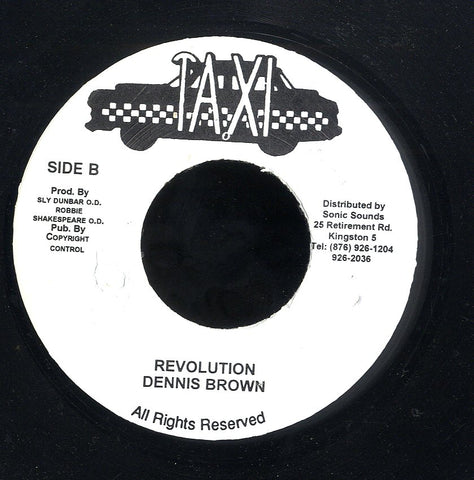 DENNIS BROWN [Revolution / Sitting And Watching]