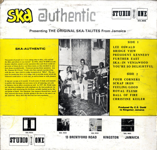 THE SKATALITES [Ska Authentic]