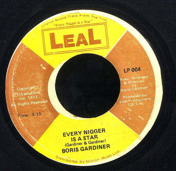 BORRIS GARDINER [Ghetto Funk / Every Nigger Is The Star]