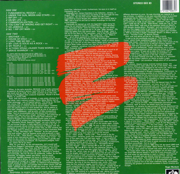 JIMMY CLIFF [Fundamental Reggay]