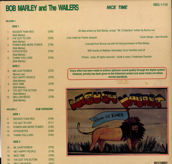 BOB MARLEY AND WAILERS [Nice Time Plus Dub Versions]