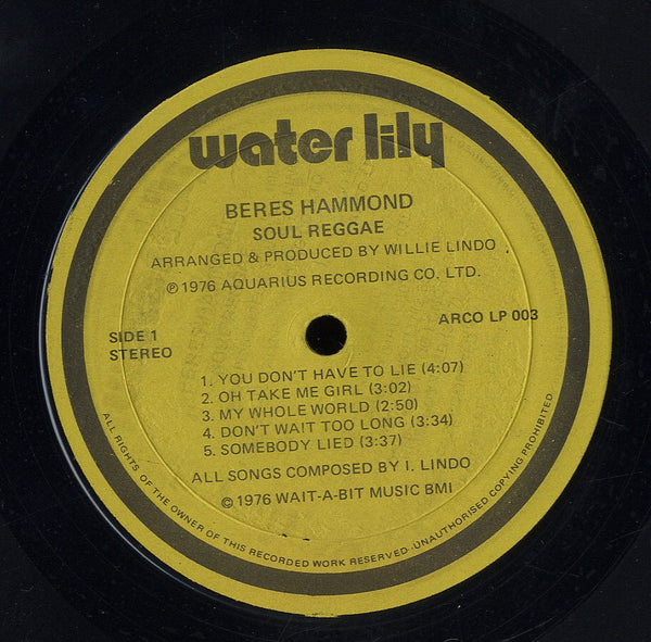BERES HAMMOND [Soul Reggae]