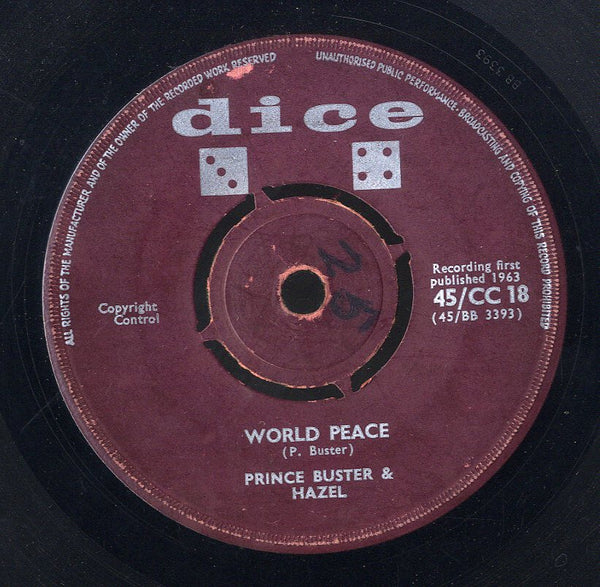 PRINCE BUSTER  [The Lion Roars / World Peace]
