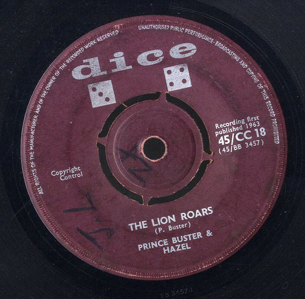 PRINCE BUSTER  [The Lion Roars / World Peace]
