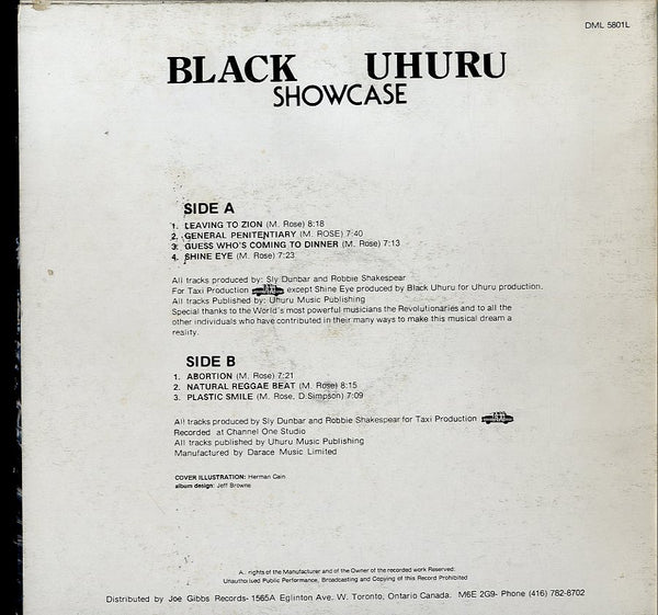 BLACK UHURU [Showcase]