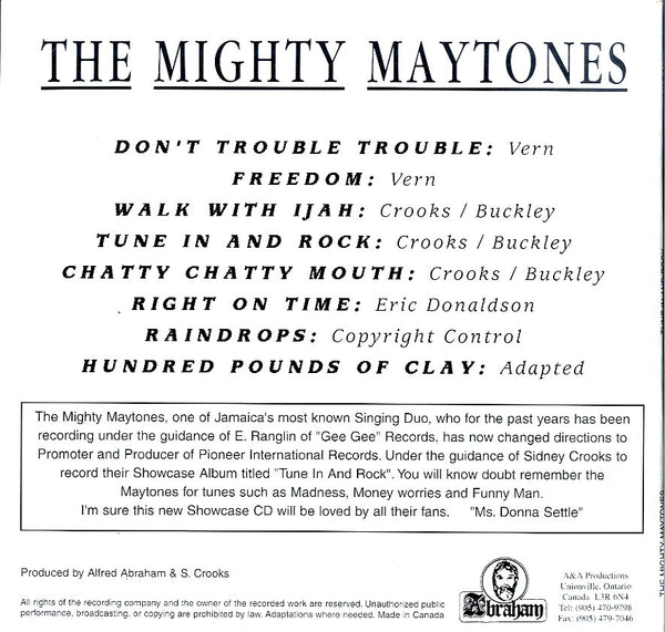 THE MIGHTY MAYTONES [Tune In And Rock]