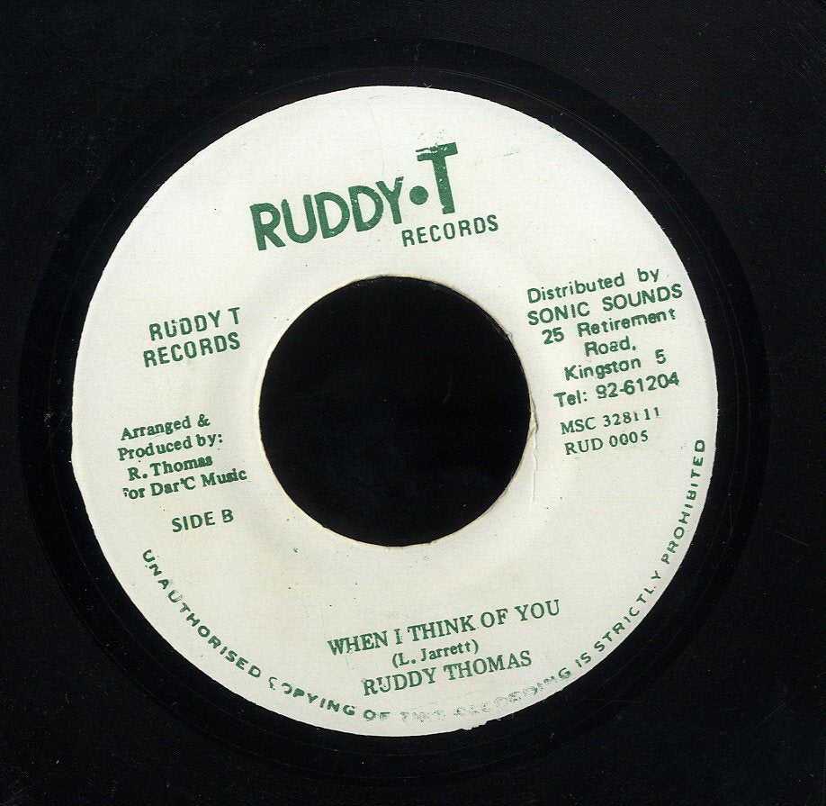 RUDDY THOMAS [When I Think Of You / No Doctor]