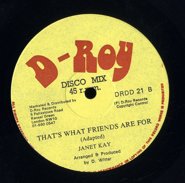 JANET KAY [I Do Love You / That's What Friends Are For]