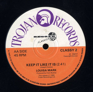 LOUISA MARK / THE DIAMONDS [Keep It Like It Is / Just Can't Figure Out]
