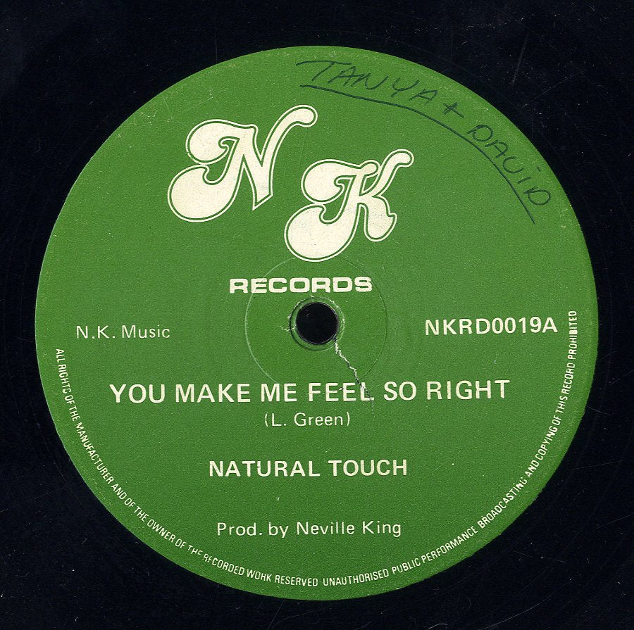 NATURAL TOUCH [You Make Me Feel So Right / I Don't Want To Be Alone ]