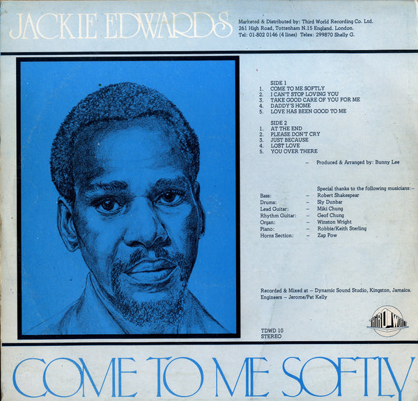 JACKIE EDWARDS [Come To Me Softly]