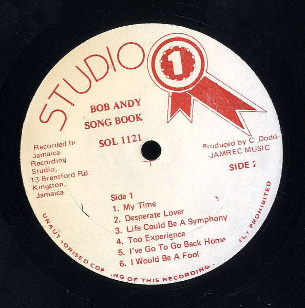 BOB ANDY [Song Book]