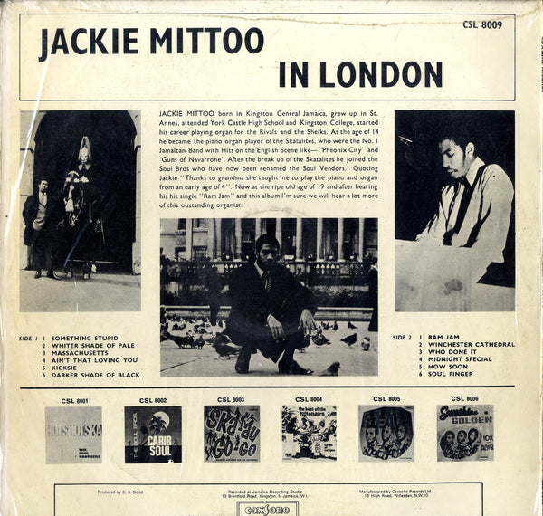 JACKIE MITTOO [Jackie Mittoo In London]