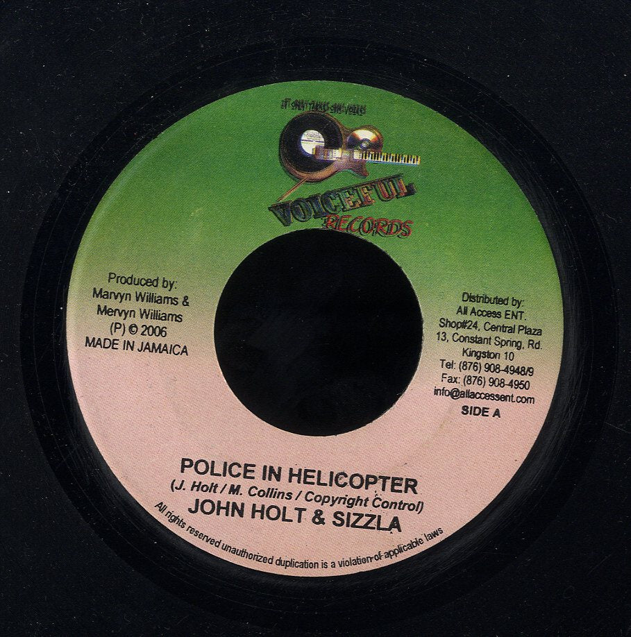 JOHN HOLT & SIZZLA [Police In Helicopter ]