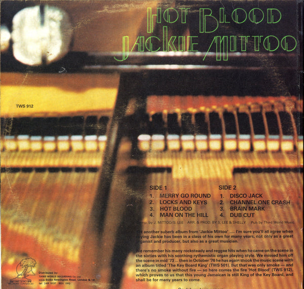 JACKIE MITTOO [Hot Blood]