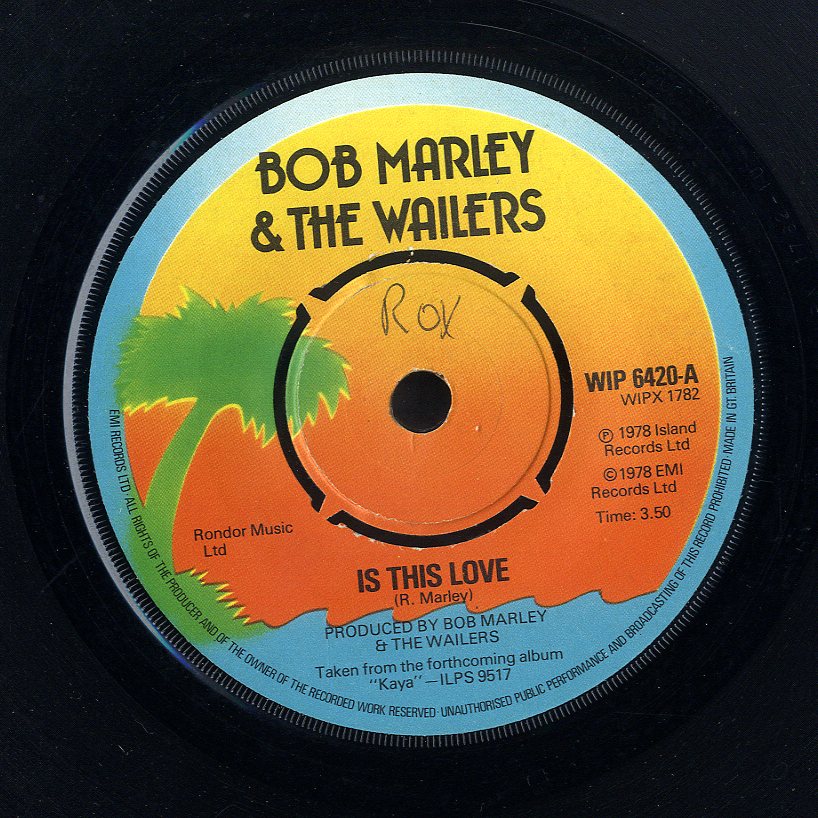 BOB MARLEY & THE WAILERS [Is This Love /Crisis Version]