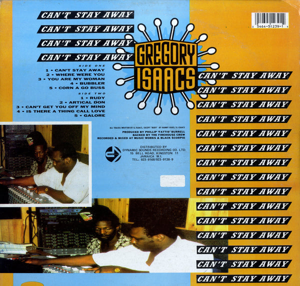 GREGORY ISAACS [Can't Stay Away]