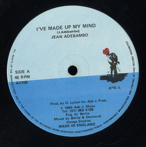 JEAN ADEBAMBO [I've Made Up My Mind / Outside Girl]