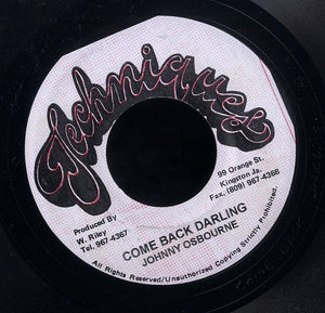 JOHNNY OSBORNE  [Come Back Darling]