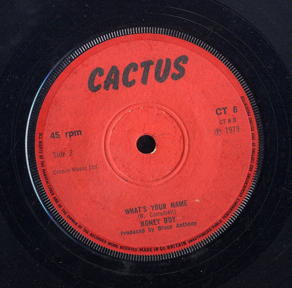 WINSTON CURTIS / HONEY BOY [Didn't You Know / What's Your Name]