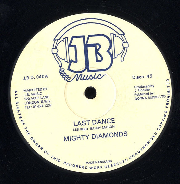 THE MIGHTY DIAMONDS [Last Dance( Last Waltz) / Lucky]