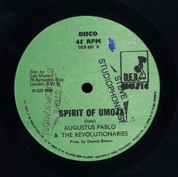 AUGUSTUS PABLO / THE TAMLINS [Spirit Of Umoja / Still Water]