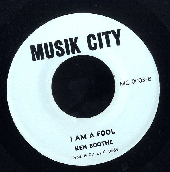 DELROY WILSON / KEN BOOTHE  [Riding For A Fall / I Am A Fool ]