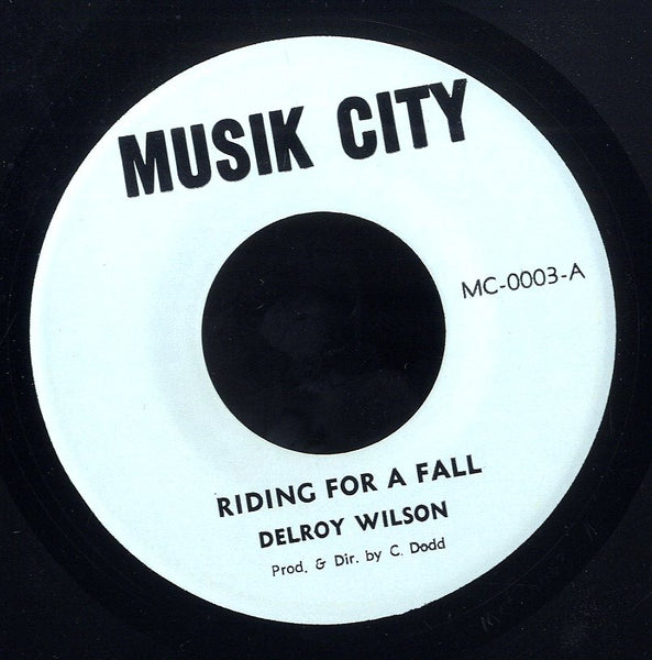 DELROY WILSON / KEN BOOTHE  [Riding For A Fall / I Am A Fool ]