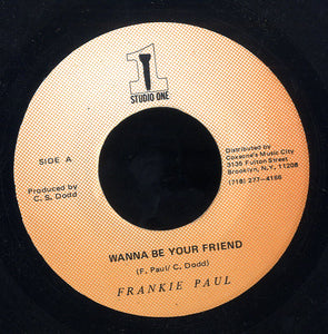 FRANKIE PAUL [Wanna Be Your Friend]