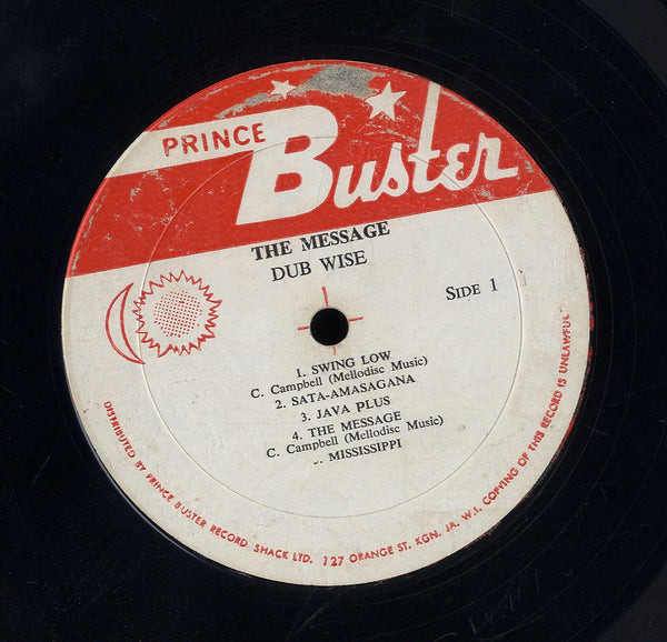 PRINCE BUSTER [The Message Dub Wise]