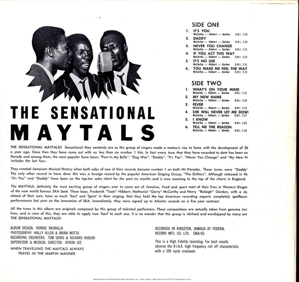 THE MAYTALS [The Sensational Maytals]