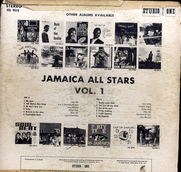 V.A. JOHN HOLT.HORACE ANDY. ALTON ELLIS. ETC.. [Jamaica All Star]