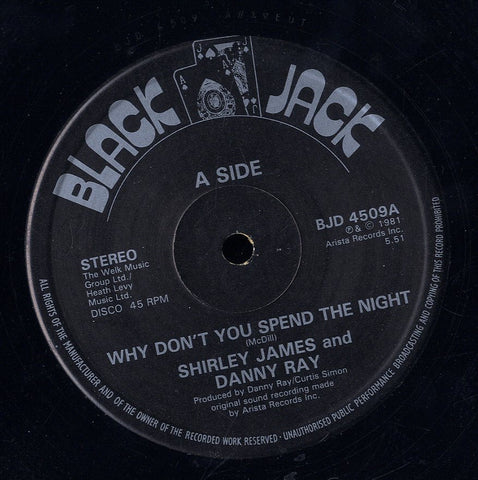 SHIRLEY JAMES & DANNY RAY [Why Don't You Spend The Night]