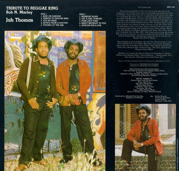 JAH THOMAS [Tribute To Reggae King Bob N. Marley]