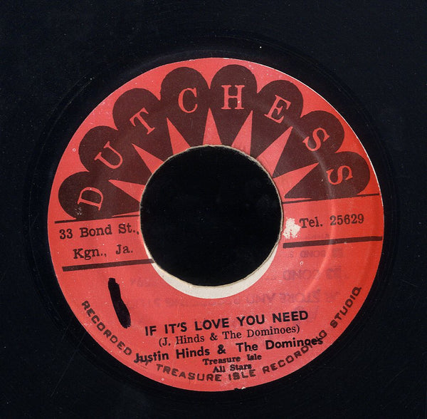 JUSTIN HINDS & THE DOMINOS [Sinners Where Are You Going To Hide / If It's Love You Need]