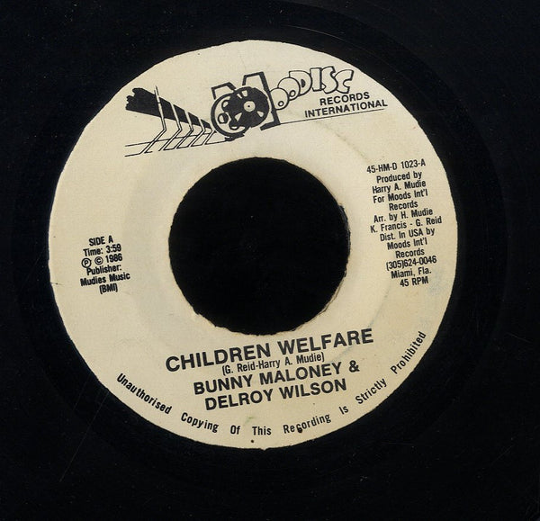 BUNNY MALONY & DELROY WILSON [Children Welfare]