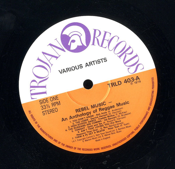 V. A. KEITH HUDSON, KEITH & TEX, BIG YOUTH.... [Rebel Music An  Anthology Of Reggae Music]