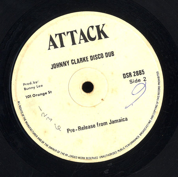 JOHNNY CLARKE [Super Star Roots Disco Dub]