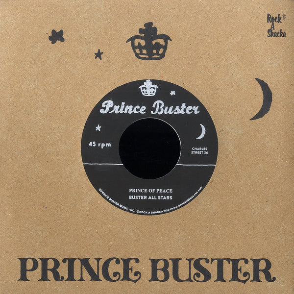 PRINCE BUSTER / BUSTER ALL STARS (SILKSCREEN LABEL)  [Rude Rude Rudie (Don’t Throw Stones) / Prince Of Peace (Alternate Take)]